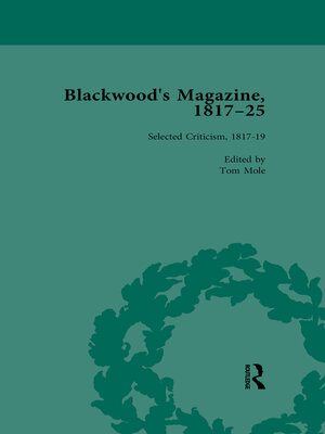 cover image of Blackwood's Magazine, 1817-25, Volume 5